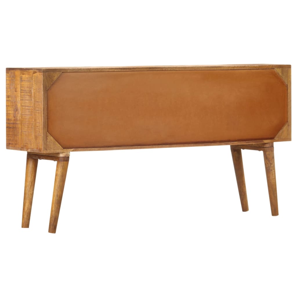 Dressoir met geprint patroon 130x30x70 cm massief mangohout is nu te koop bij PeponiXL, paradijselijk wonen!