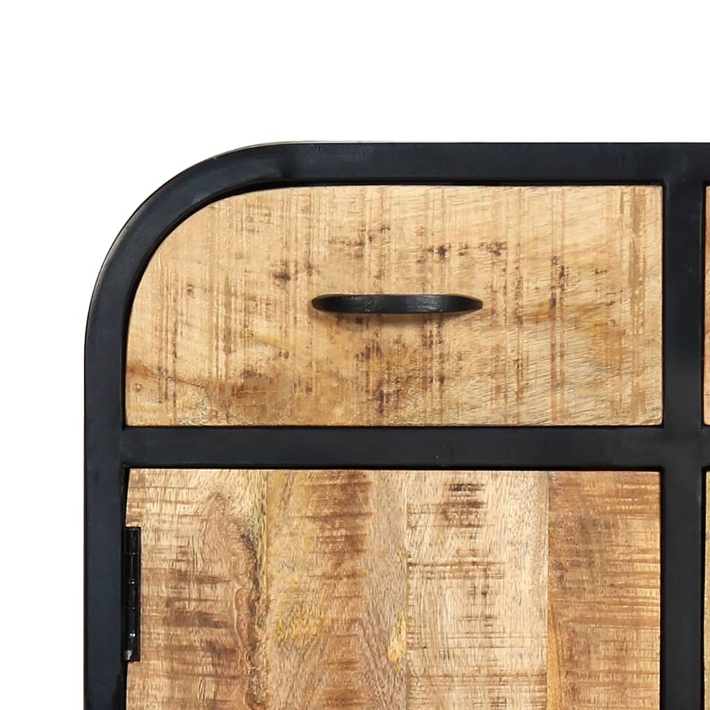 Dressoir 60x30x75 cm massief mangohout en ijzer is nu te koop bij PeponiXL, paradijselijk wonen!