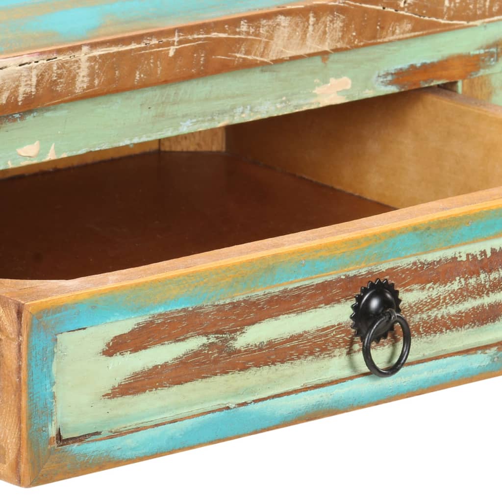 Wandtafel 120x40x75 cm massief gerecycled hout is nu te koop bij PeponiXL, paradijselijk wonen!