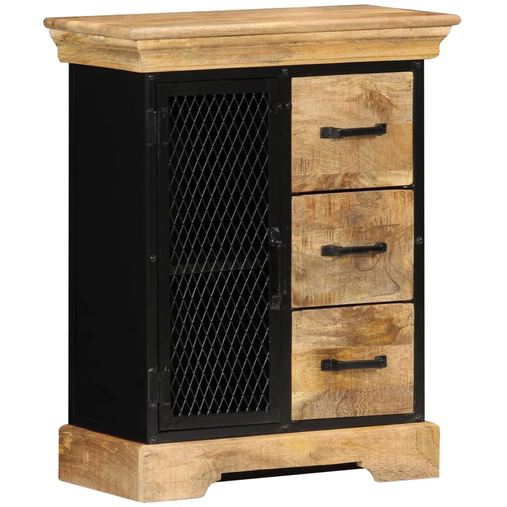 Dressoir 60x30x75 cm massief mangohout is nu te koop bij PeponiXL, paradijselijk wonen!