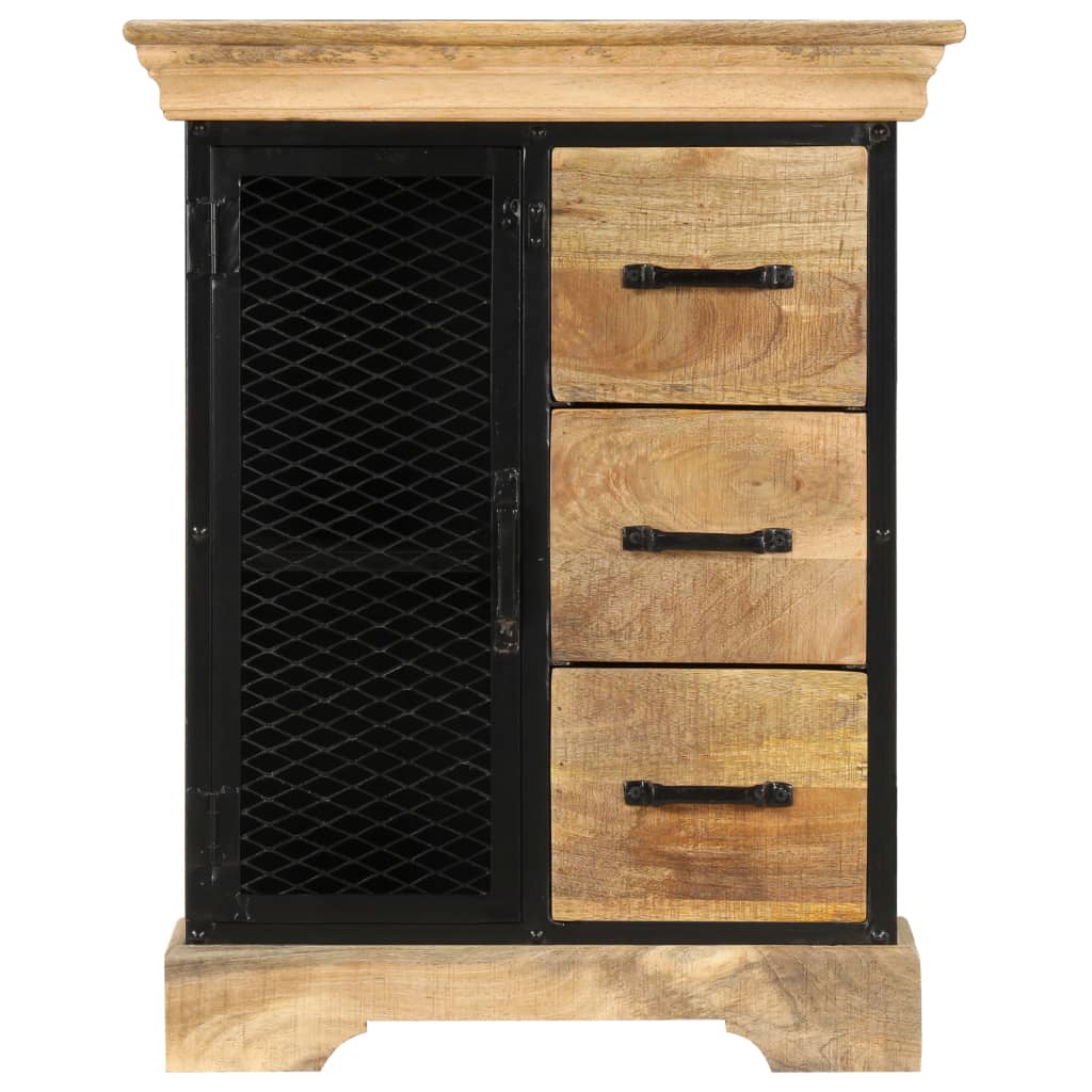 Dressoir 60x30x75 cm massief mangohout is nu te koop bij PeponiXL, paradijselijk wonen!
