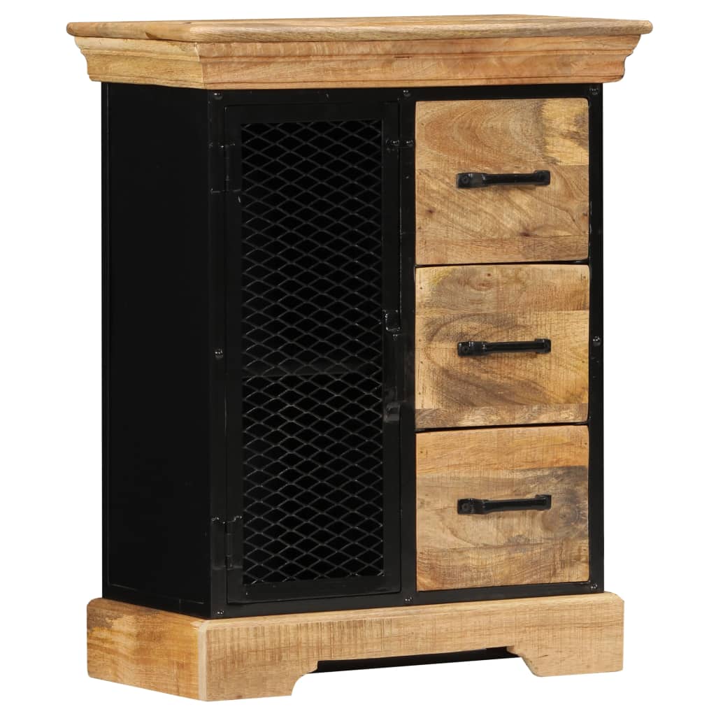 Dressoir 60x30x75 cm massief mangohout is nu te koop bij PeponiXL, paradijselijk wonen!