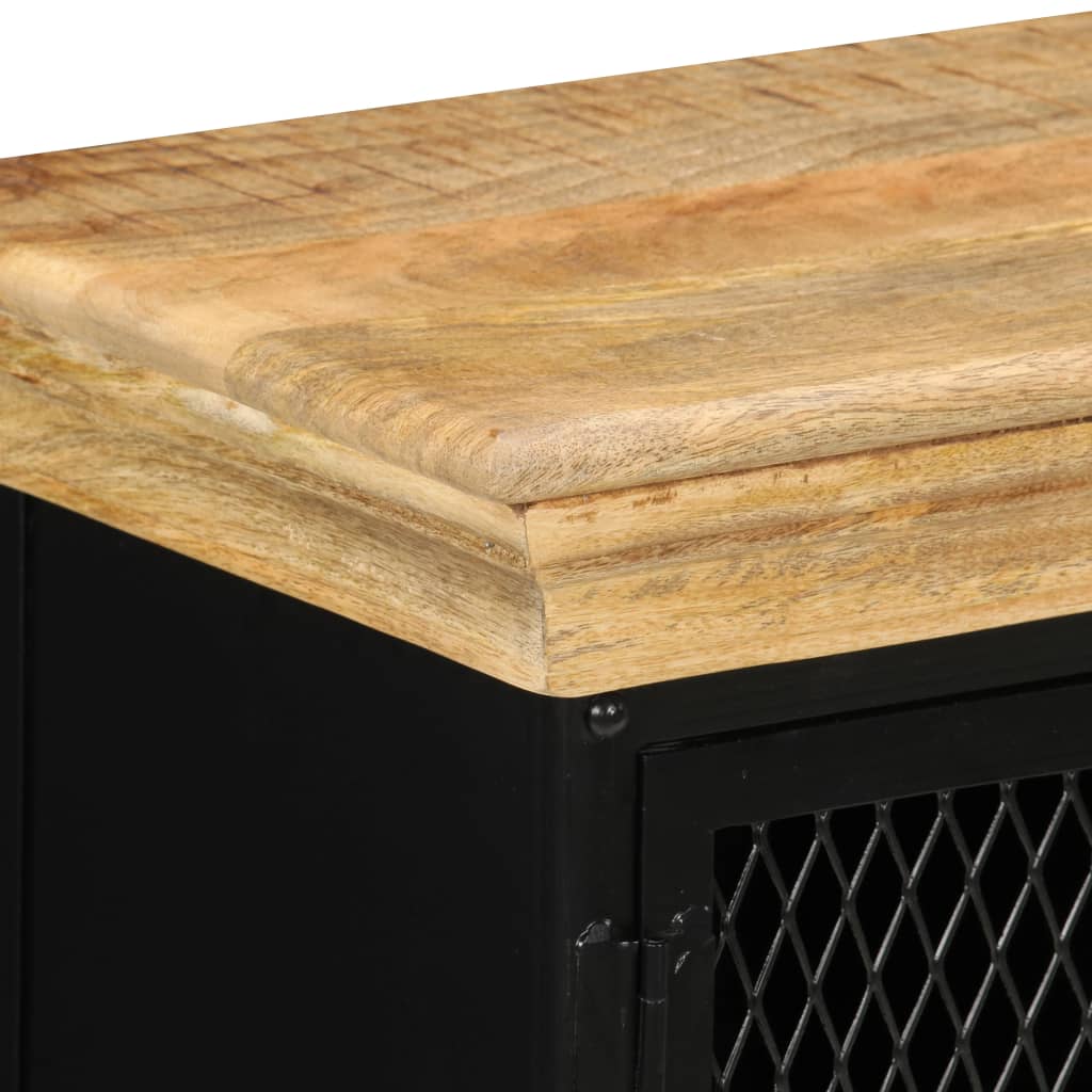 Dressoir 60x30x75 cm massief mangohout is nu te koop bij PeponiXL, paradijselijk wonen!