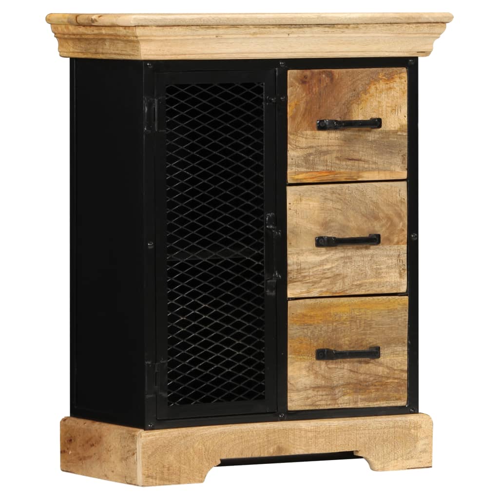 Dressoir 60x30x75 cm massief mangohout is nu te koop bij PeponiXL, paradijselijk wonen!