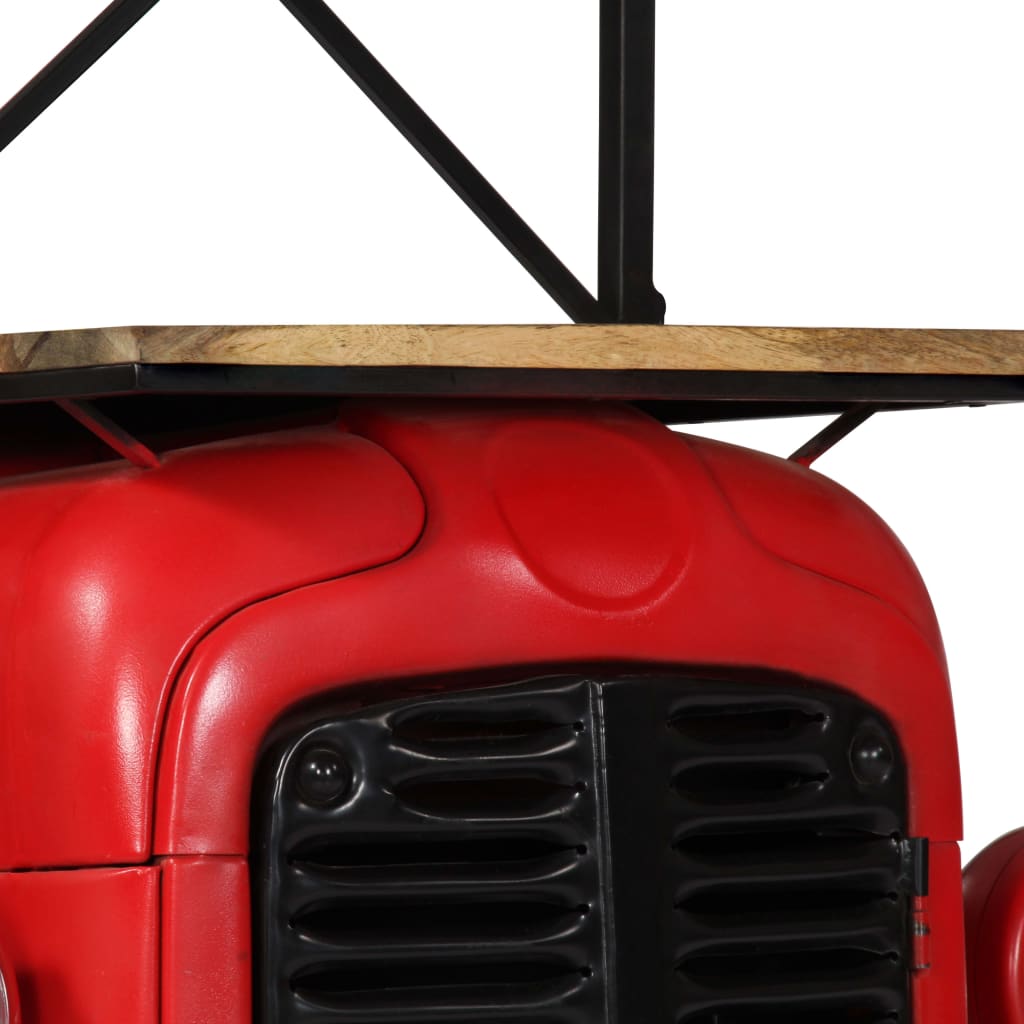 Wijnkast tractor 49x31x172 cm massief mangohout is nu te koop bij PeponiXL, paradijselijk wonen!