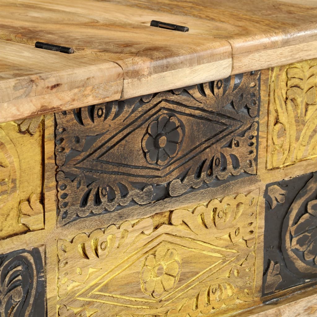 Salontafel 100x50x35 cm massief mangohout is nu te koop bij PeponiXL, paradijselijk wonen!