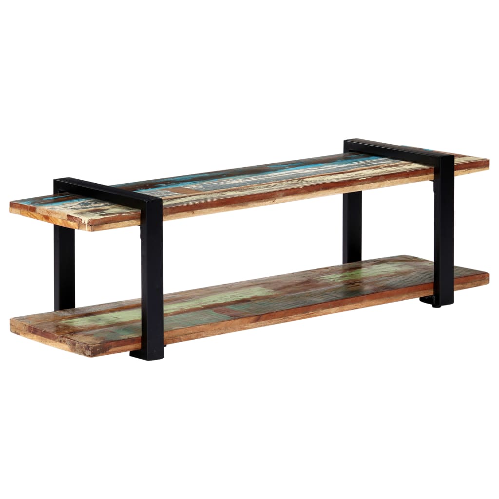 Tv-meubel 130x40x40 cm massief gerecycled hout is nu te koop bij PeponiXL, paradijselijk wonen!