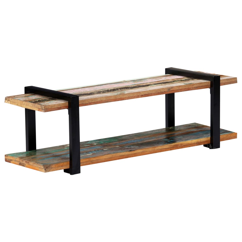 Tv-meubel 130x40x40 cm massief gerecycled hout is nu te koop bij PeponiXL, paradijselijk wonen!