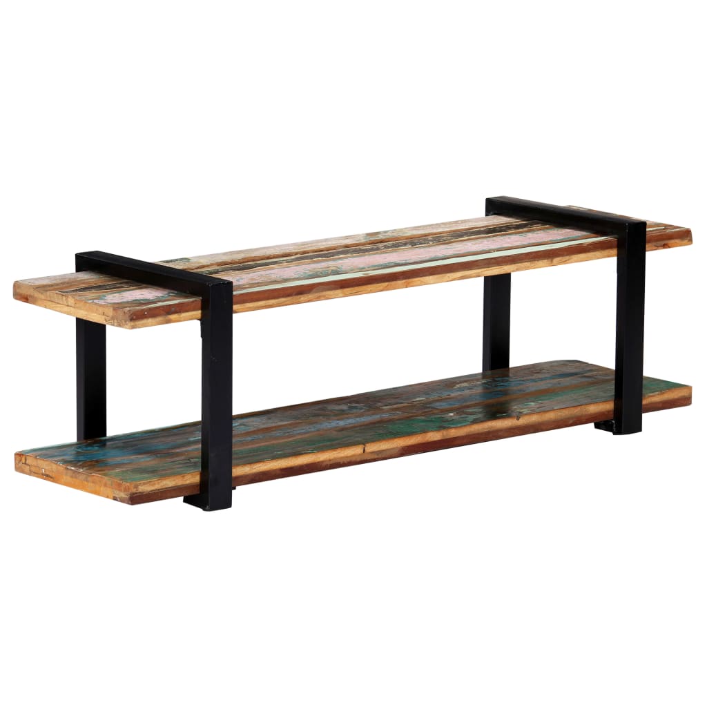 Tv-meubel 130x40x40 cm massief gerecycled hout is nu te koop bij PeponiXL, paradijselijk wonen!