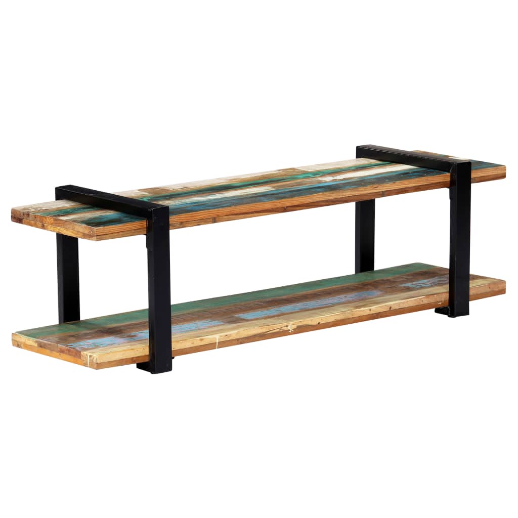 Tv-meubel 130x40x40 cm massief gerecycled hout is nu te koop bij PeponiXL, paradijselijk wonen!