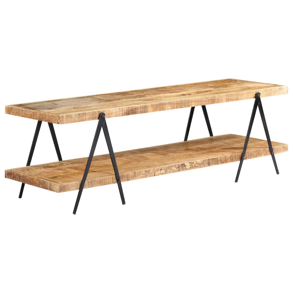 Tv-meubel 160x40x50 cm massief mangohout is nu te koop bij PeponiXL, paradijselijk wonen!