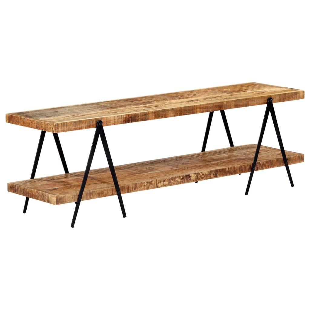 Tv-meubel 160x40x50 cm massief mangohout is nu te koop bij PeponiXL, paradijselijk wonen!
