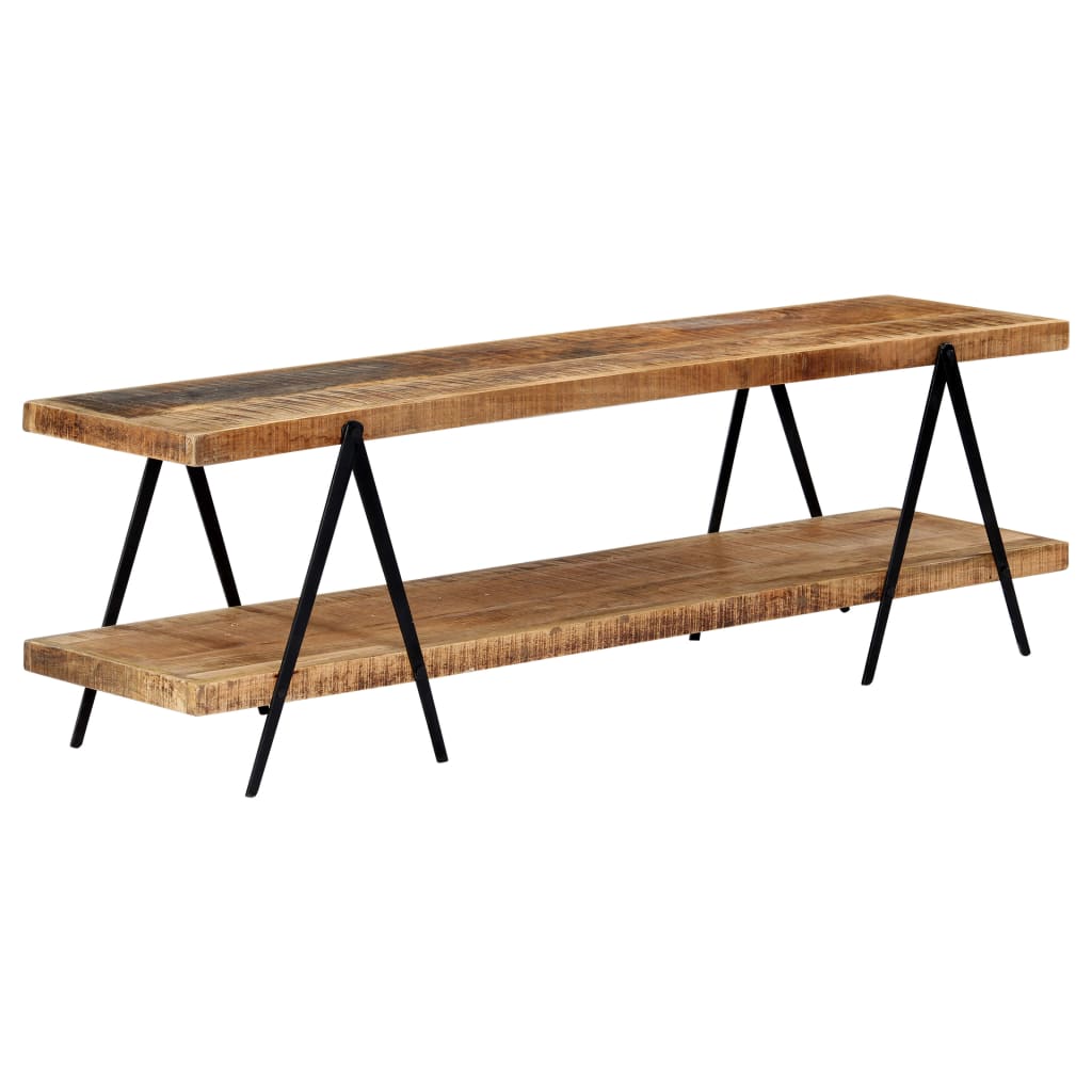 Tv-meubel 160x40x50 cm massief mangohout is nu te koop bij PeponiXL, paradijselijk wonen!