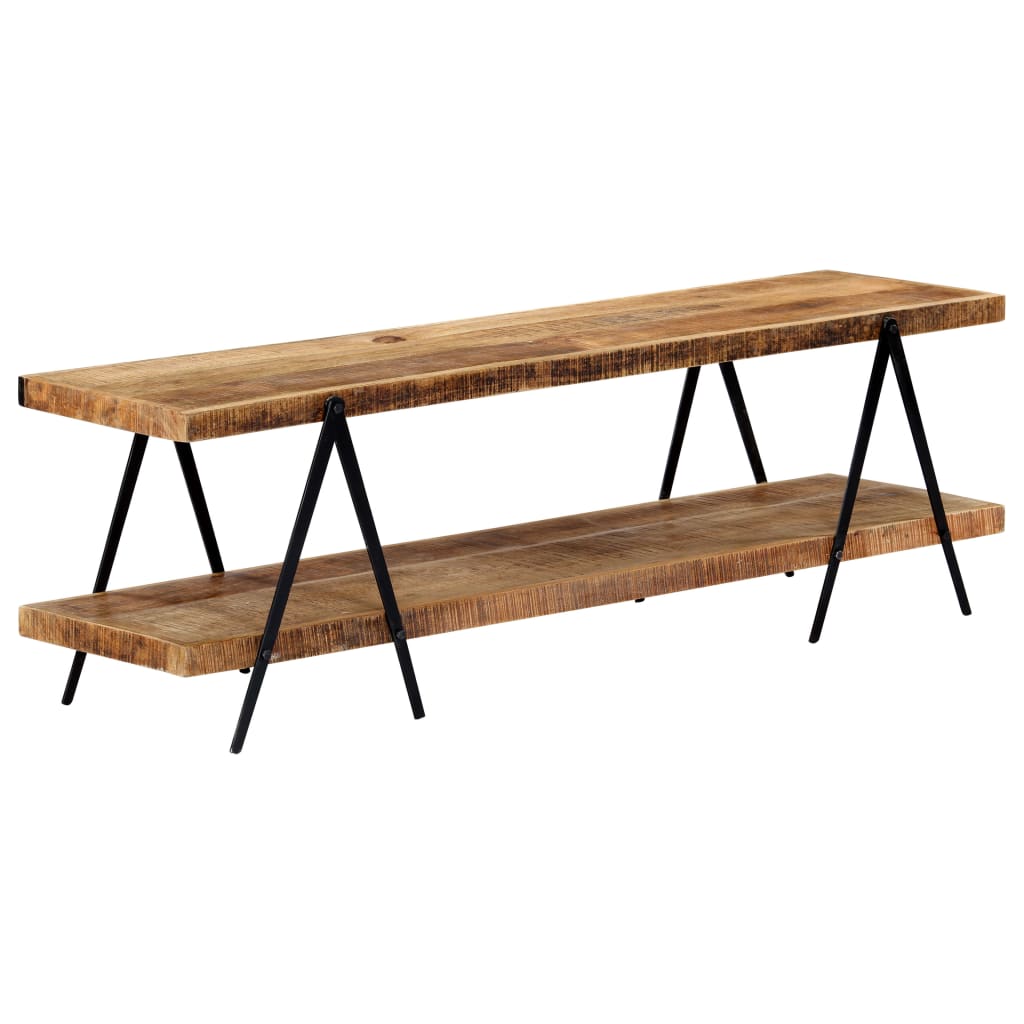 Tv-meubel 160x40x50 cm massief mangohout is nu te koop bij PeponiXL, paradijselijk wonen!
