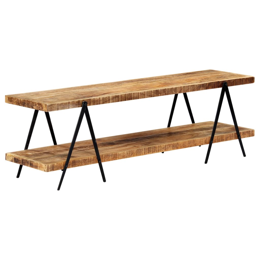 Tv-meubel 160x40x50 cm massief mangohout is nu te koop bij PeponiXL, paradijselijk wonen!