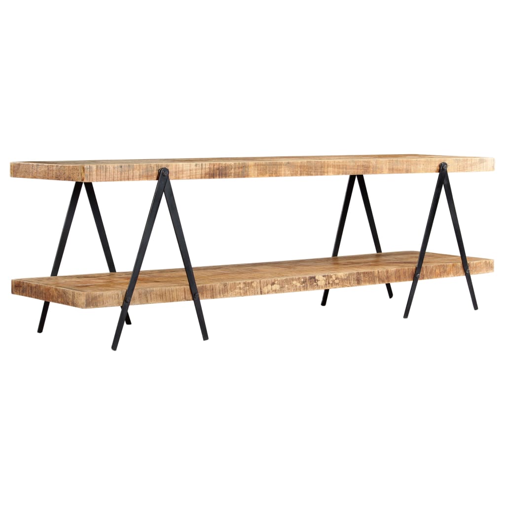 Tv-meubel 160x40x50 cm massief mangohout is nu te koop bij PeponiXL, paradijselijk wonen!