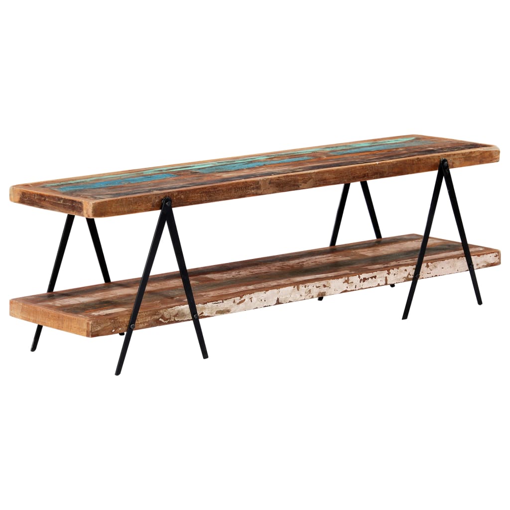 Tv-meubel 160x40x50 cm massief gerecycled hout is nu te koop bij PeponiXL, paradijselijk wonen!