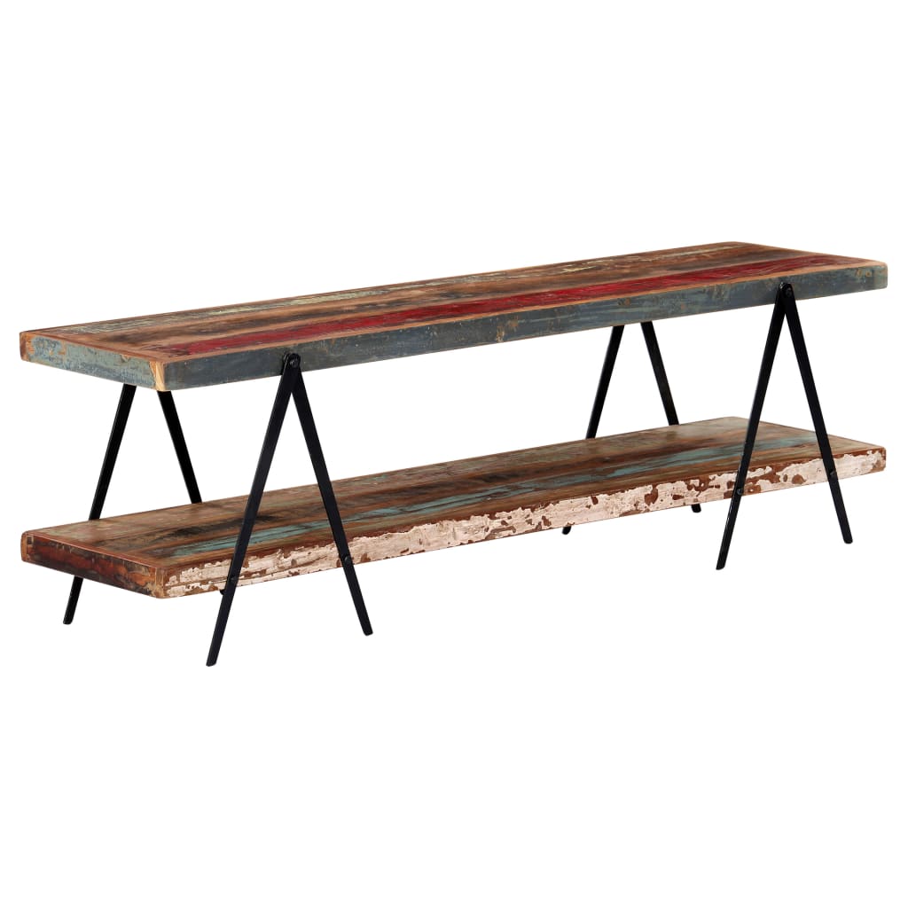 Tv-meubel 160x40x50 cm massief gerecycled hout is nu te koop bij PeponiXL, paradijselijk wonen!