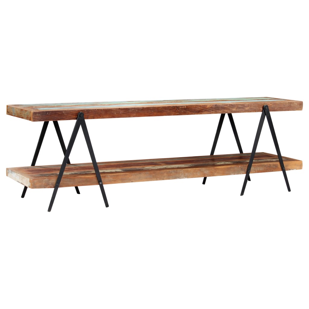 Tv-meubel 160x40x50 cm massief gerecycled hout is nu te koop bij PeponiXL, paradijselijk wonen!