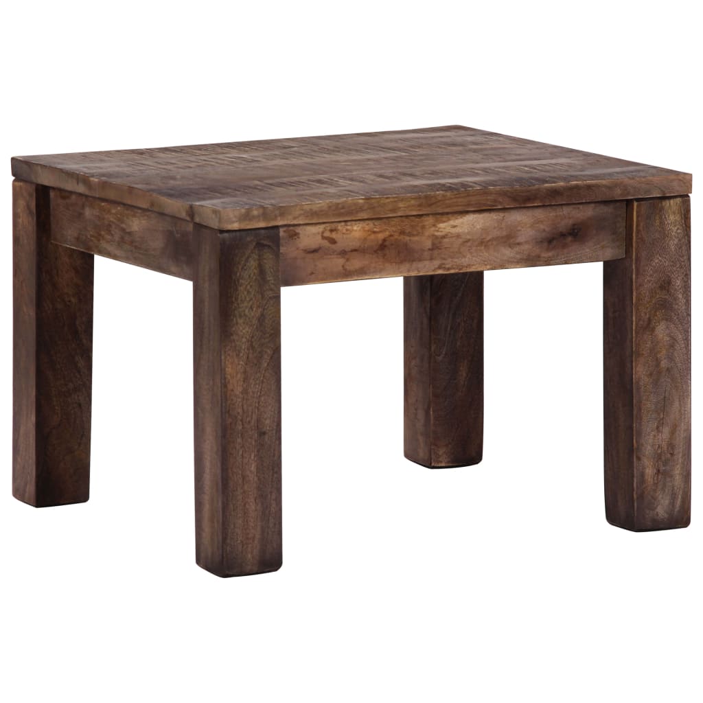 Salontafel 50x50x35 cm massief mangohout is nu te koop bij PeponiXL, paradijselijk wonen!