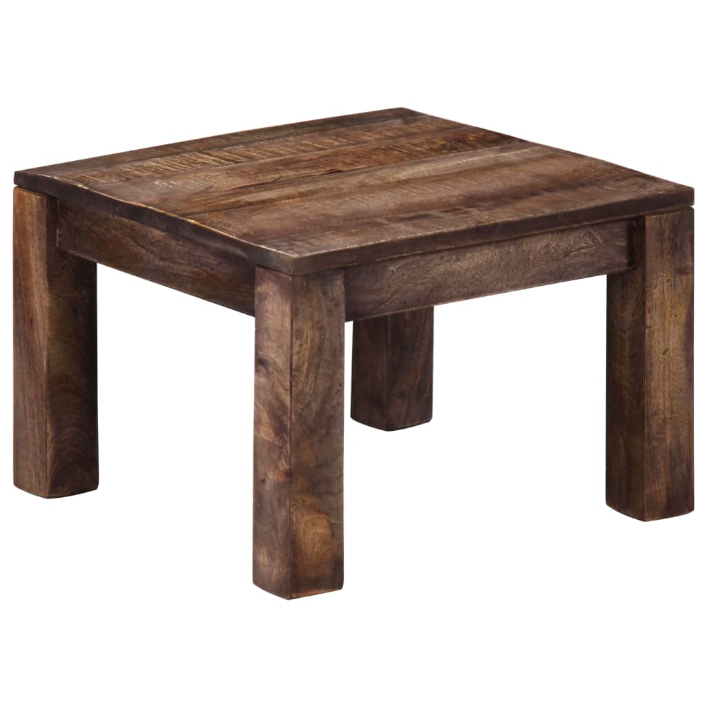 Salontafel 50x50x35 cm massief mangohout is nu te koop bij PeponiXL, paradijselijk wonen!