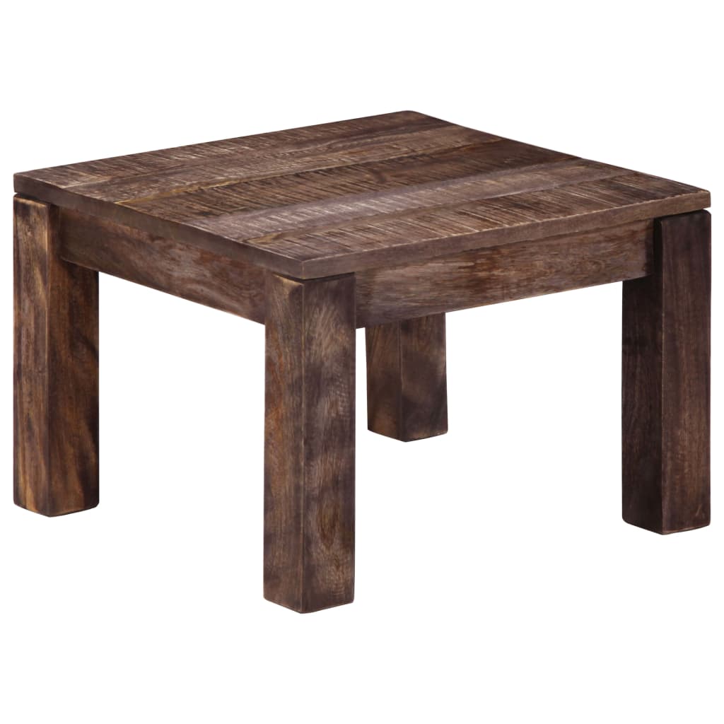 Salontafel 50x50x35 cm massief mangohout is nu te koop bij PeponiXL, paradijselijk wonen!