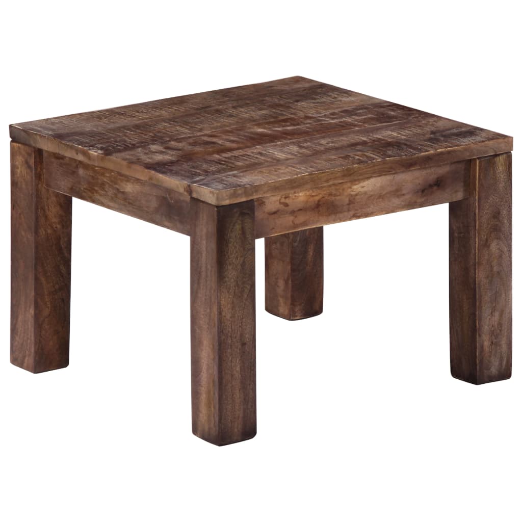 Salontafel 50x50x35 cm massief mangohout is nu te koop bij PeponiXL, paradijselijk wonen!