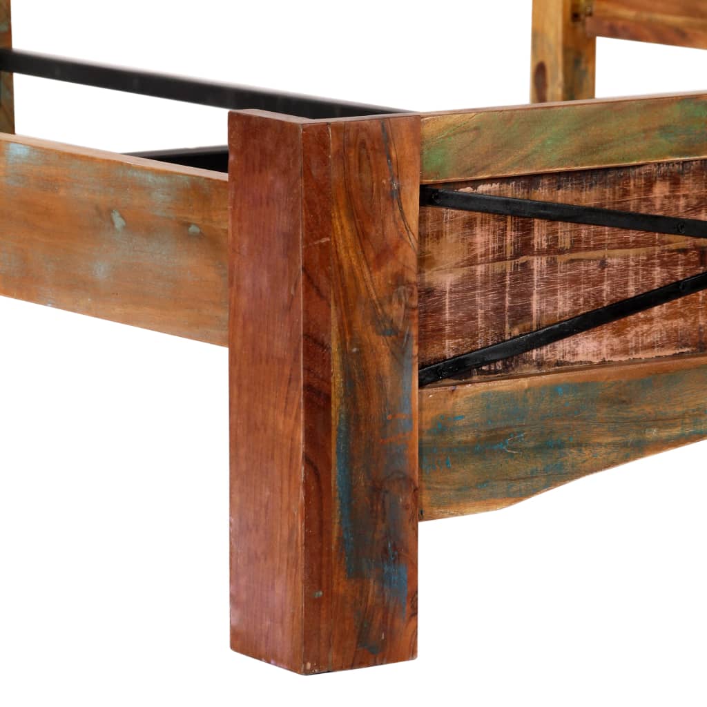Bedframe massief gerecycled hout 160x200 cm is nu te koop bij PeponiXL, paradijselijk wonen!