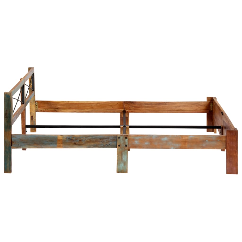 Bedframe massief gerecycled hout 180x200 cm is nu te koop bij PeponiXL, paradijselijk wonen!