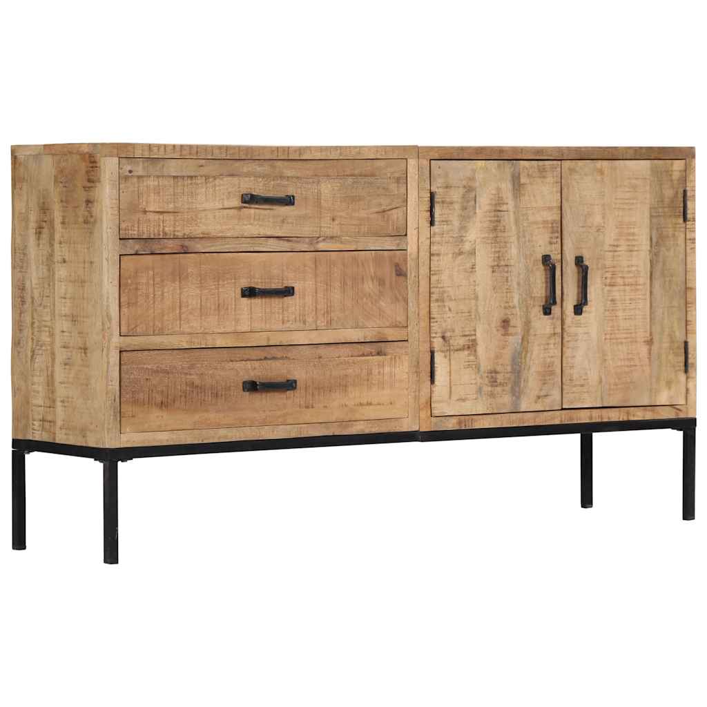 Dressoir 140x35x75 cm massief mangohout is nu te koop bij PeponiXL, paradijselijk wonen!