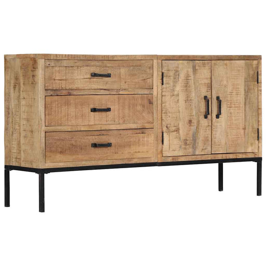 Dressoir 140x35x75 cm massief mangohout is nu te koop bij PeponiXL, paradijselijk wonen!