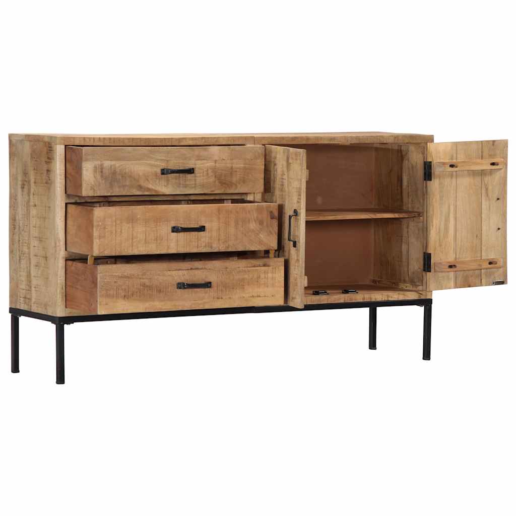 Dressoir 140x35x75 cm massief mangohout is nu te koop bij PeponiXL, paradijselijk wonen!