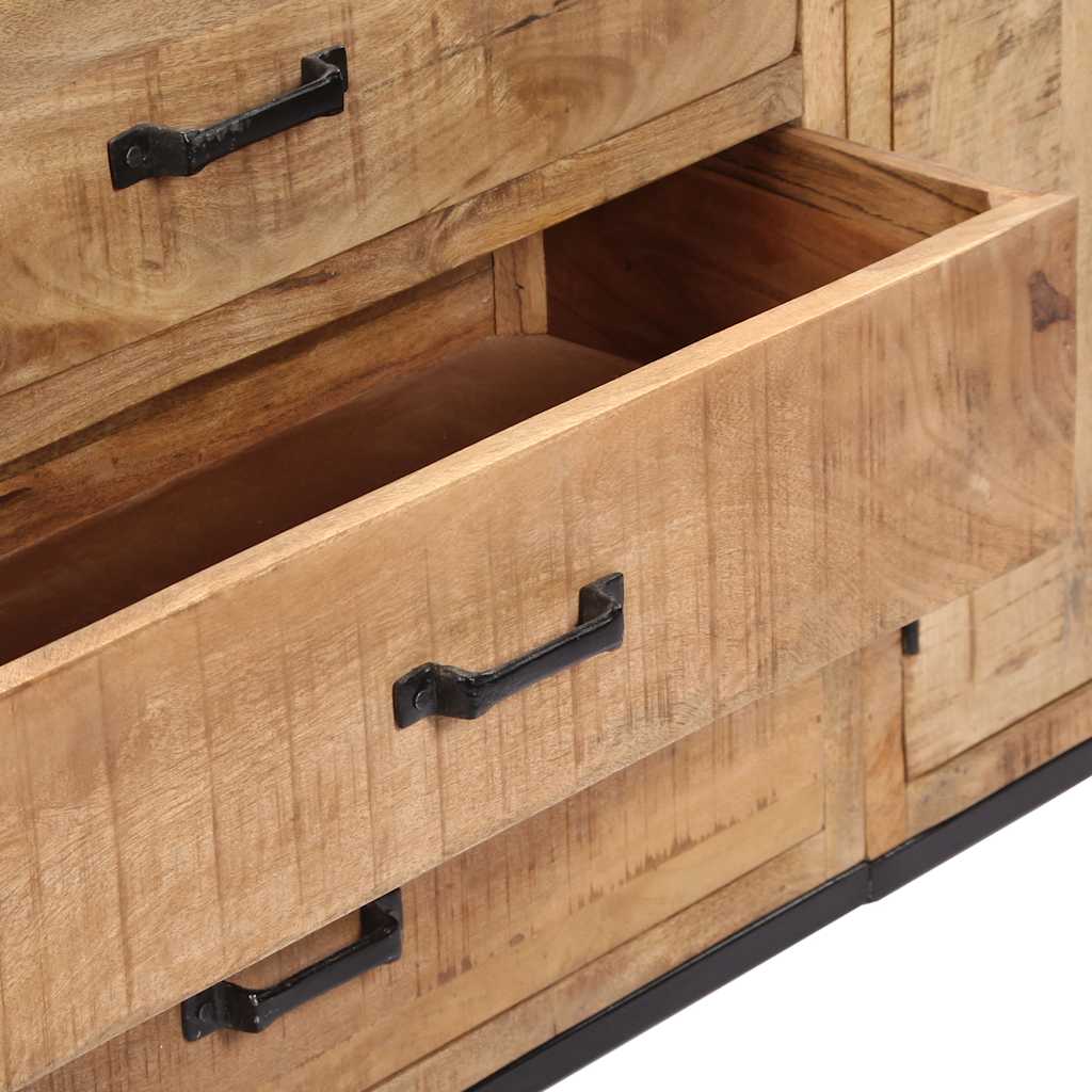 Dressoir 140x35x75 cm massief mangohout is nu te koop bij PeponiXL, paradijselijk wonen!