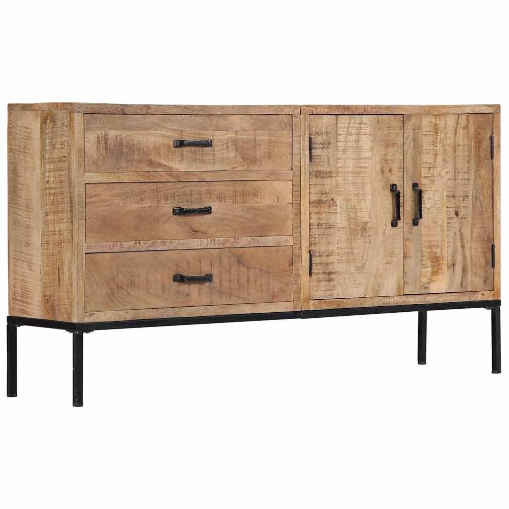 Dressoir 140x35x75 cm massief mangohout is nu te koop bij PeponiXL, paradijselijk wonen!