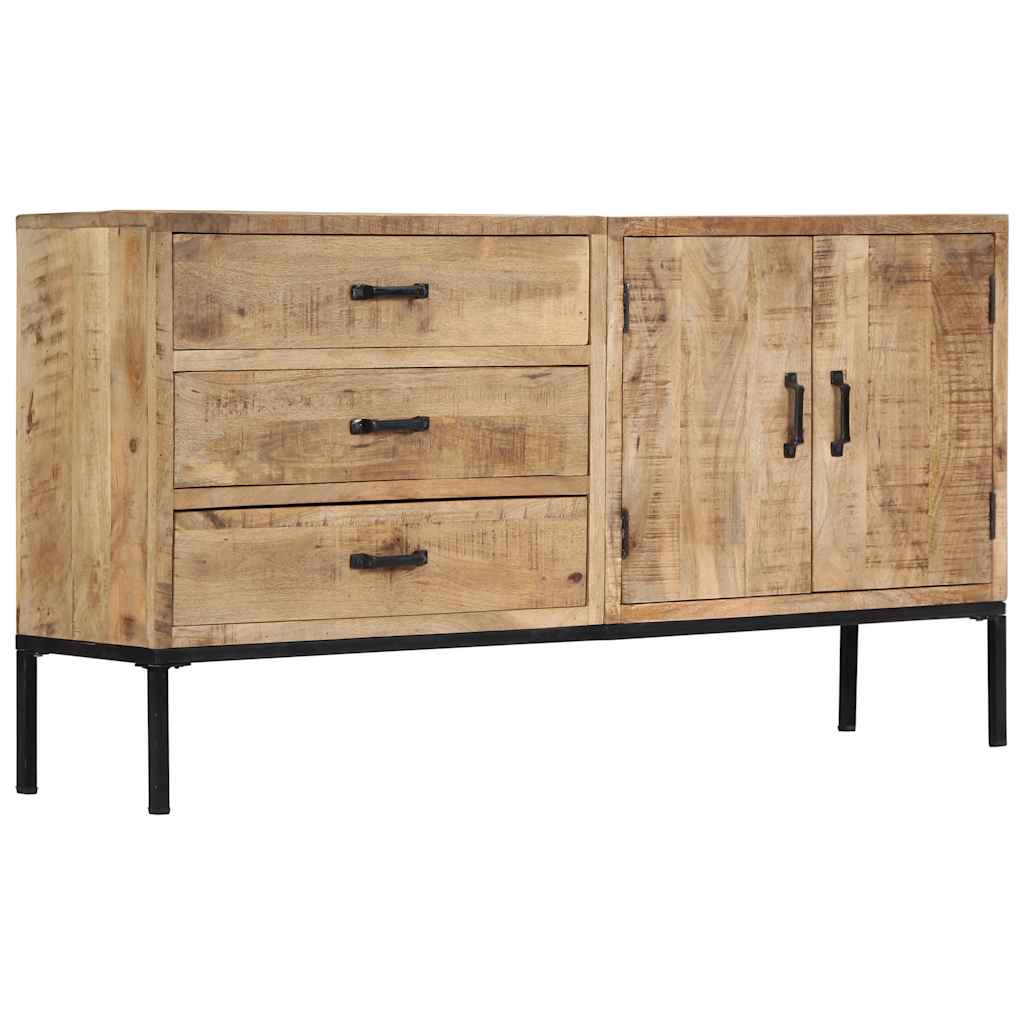 Dressoir 140x35x75 cm massief mangohout is nu te koop bij PeponiXL, paradijselijk wonen!