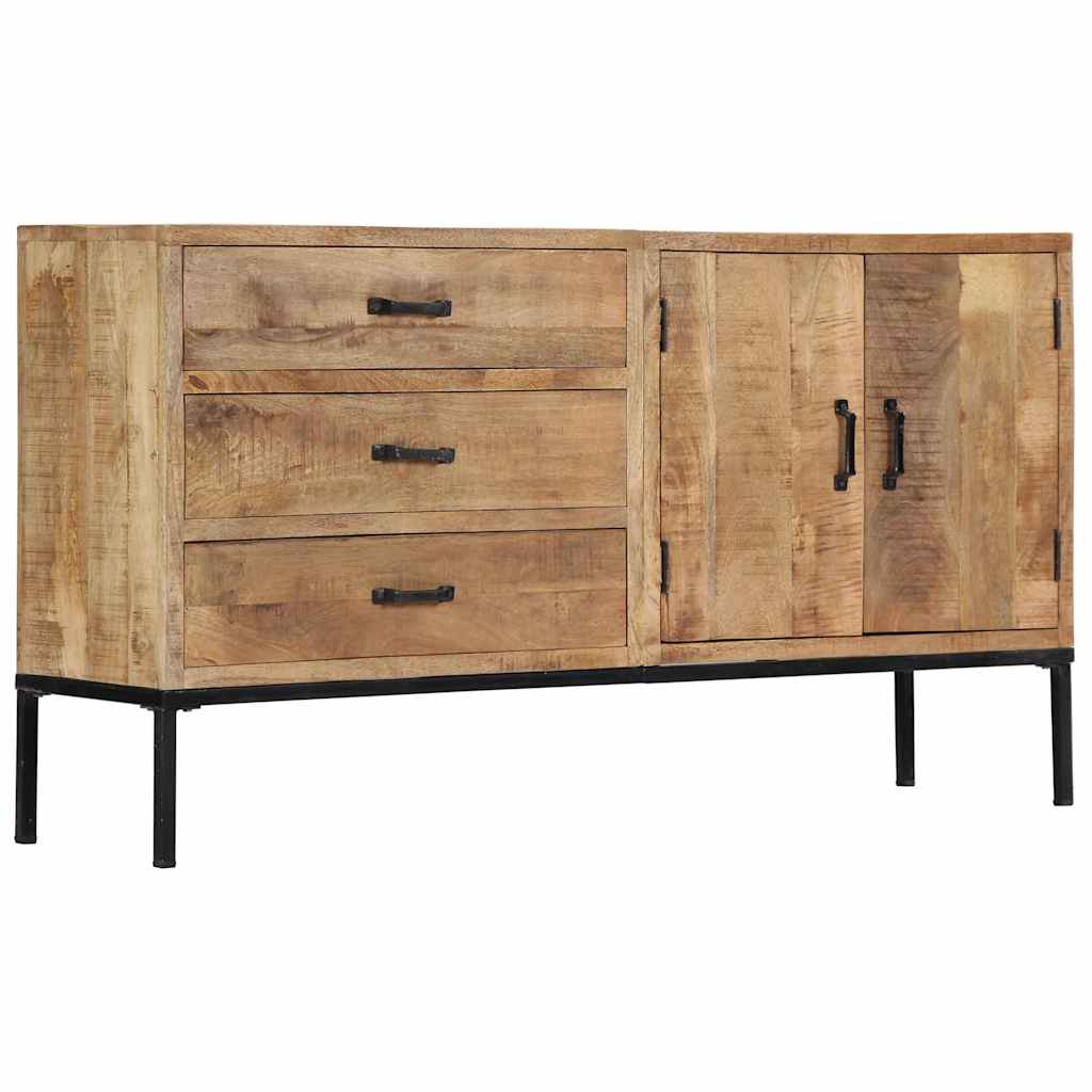 Dressoir 140x35x75 cm massief mangohout is nu te koop bij PeponiXL, paradijselijk wonen!