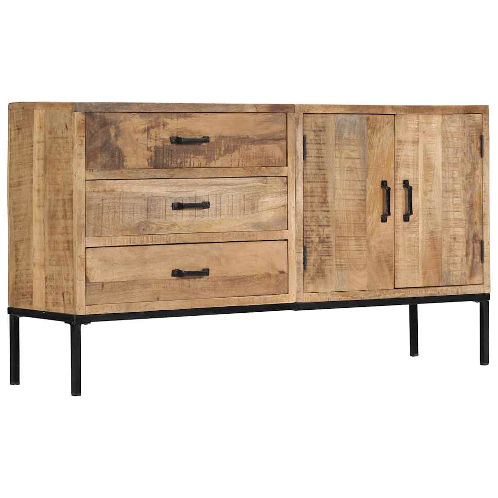 Dressoir 140x35x75 cm massief mangohout is nu te koop bij PeponiXL, paradijselijk wonen!
