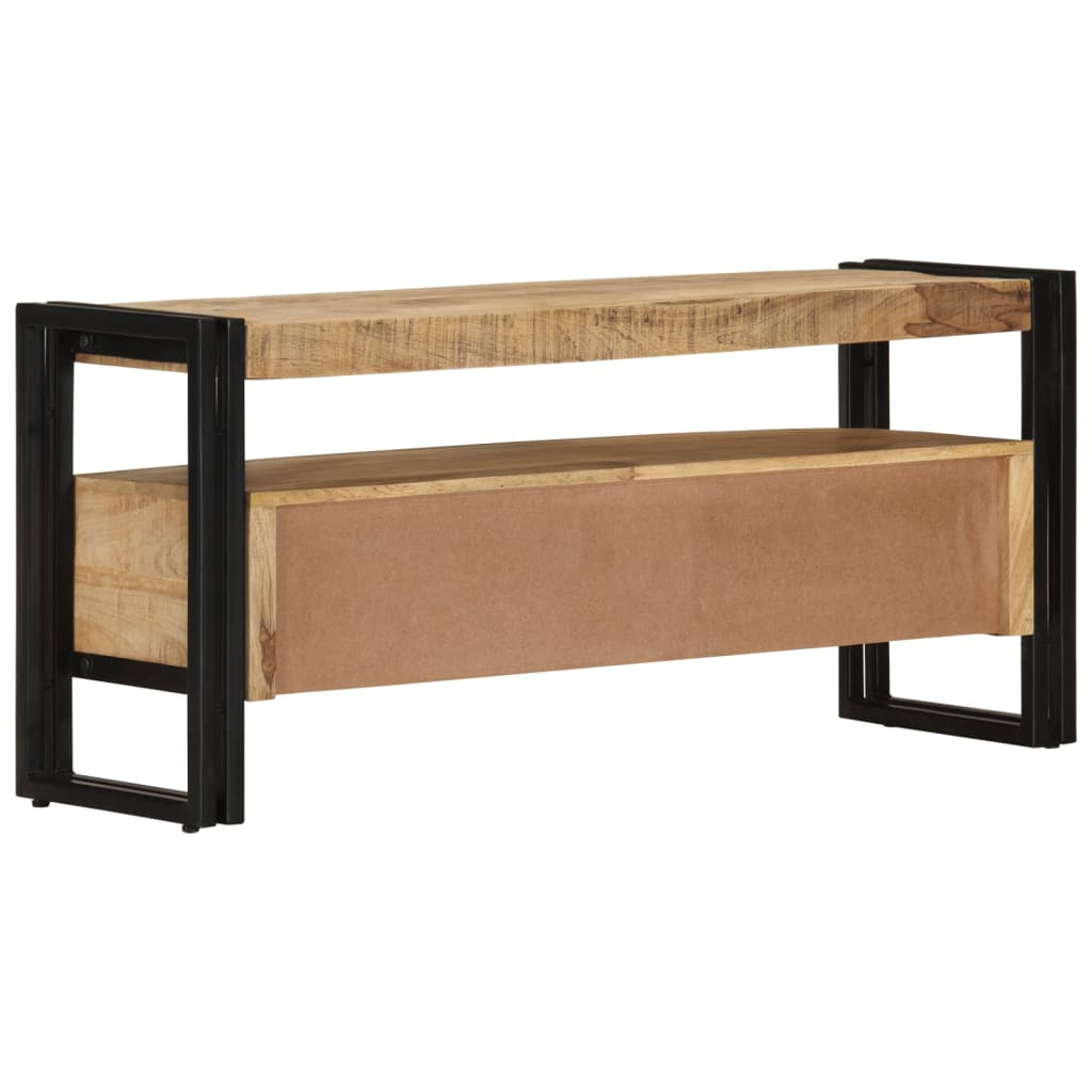 Tv-meubel 100x30x45 cm massief mangohout is nu te koop bij PeponiXL, paradijselijk wonen!