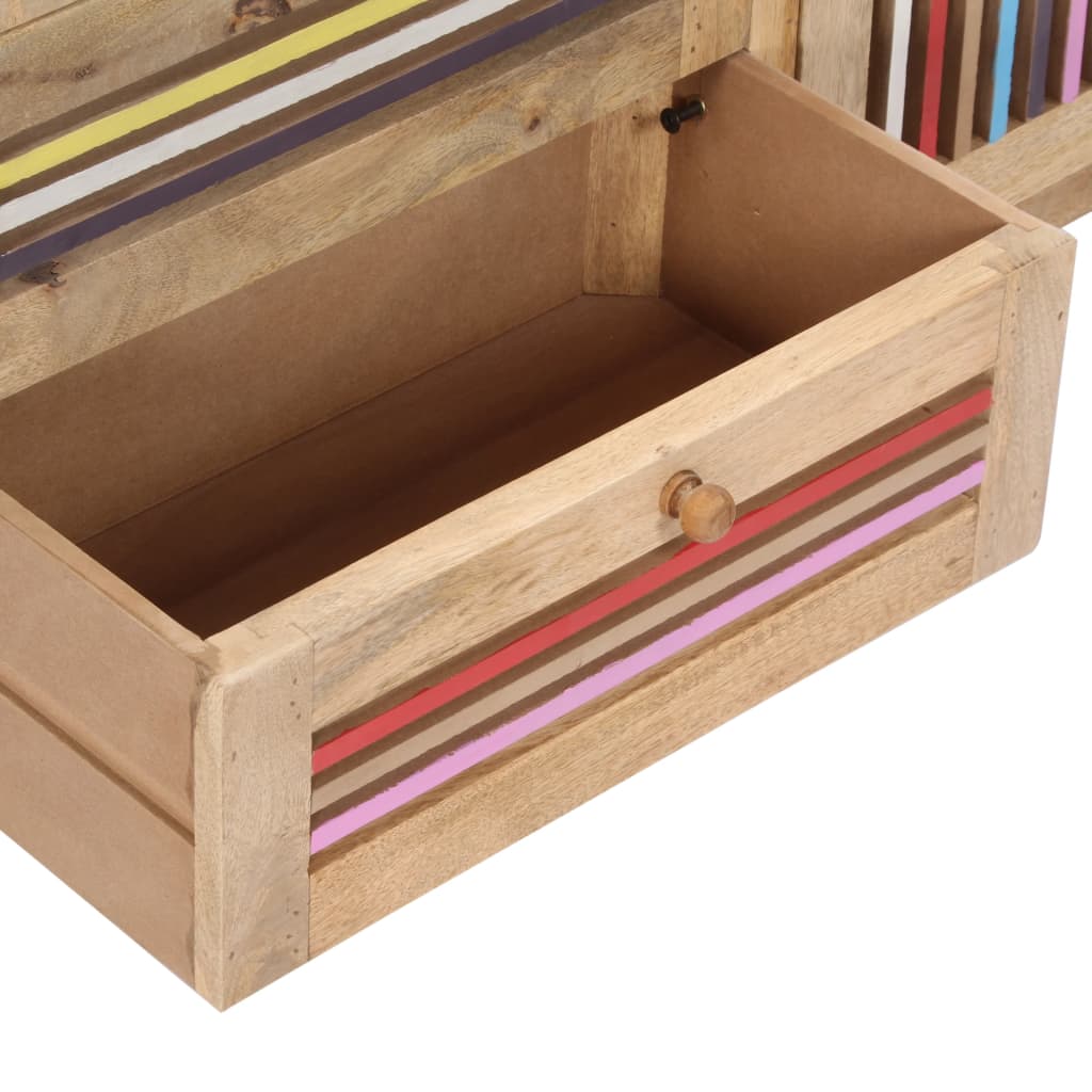 Dressoir 100x30x75 cm massief mangohout is nu te koop bij PeponiXL, paradijselijk wonen!