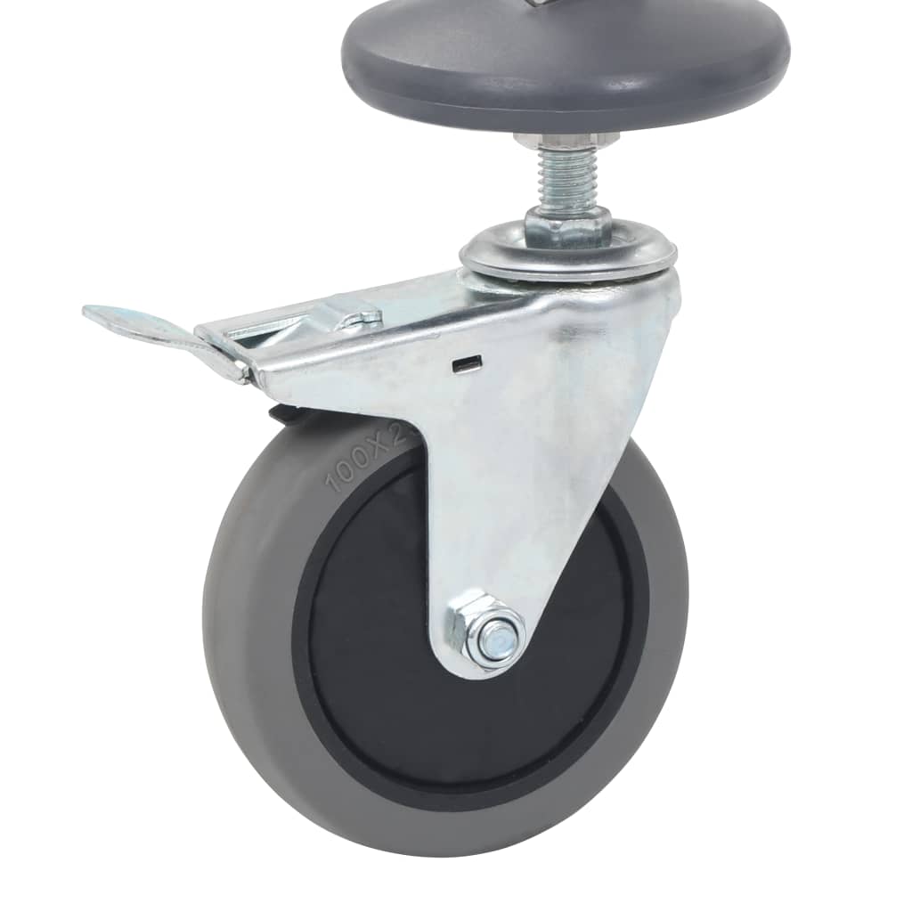 Keukentrolley 16-laags 38x55x163 cm roestvrij staal is nu te koop bij PeponiXL, paradijselijk wonen!