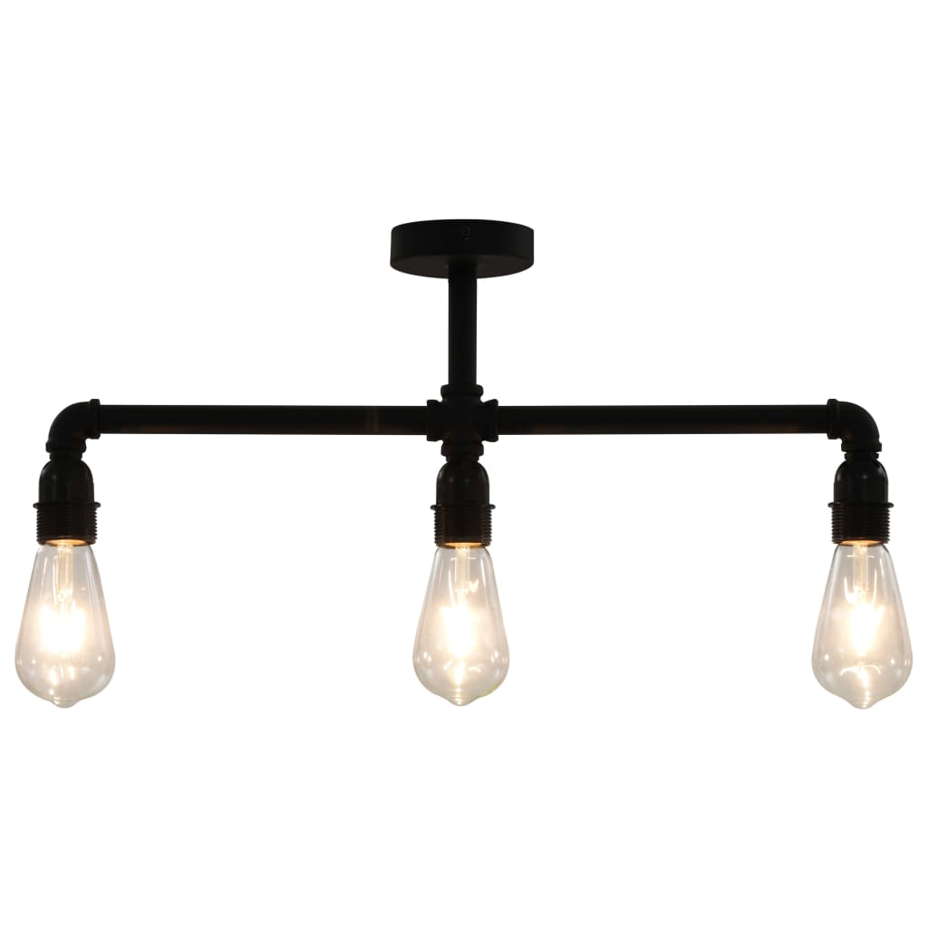 Plafondlamp 3xE27 zwart is nu te koop bij PeponiXL, paradijselijk wonen!