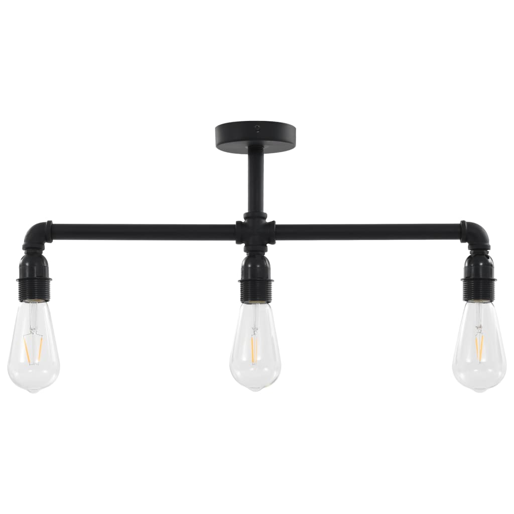 Plafondlamp 3xE27 zwart is nu te koop bij PeponiXL, paradijselijk wonen!