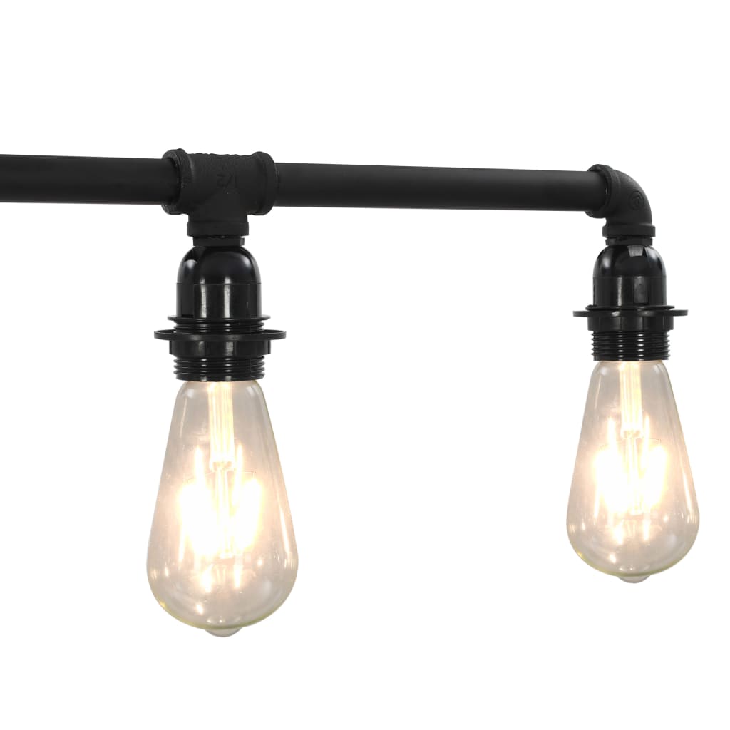 Plafondlamp 5xE27 zwart is nu te koop bij PeponiXL, paradijselijk wonen!