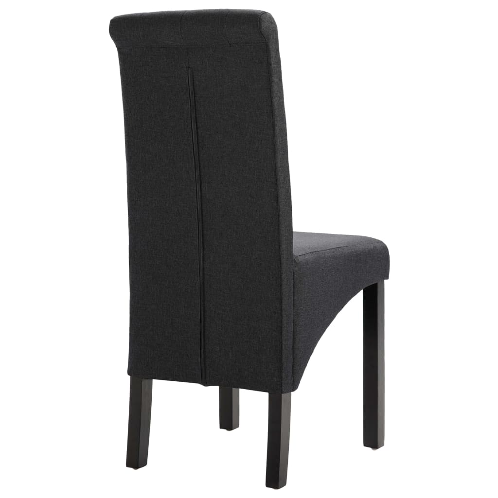 Eetkamerstoelen 2 st stof donkergrijs is nu te koop bij PeponiXL, paradijselijk wonen!