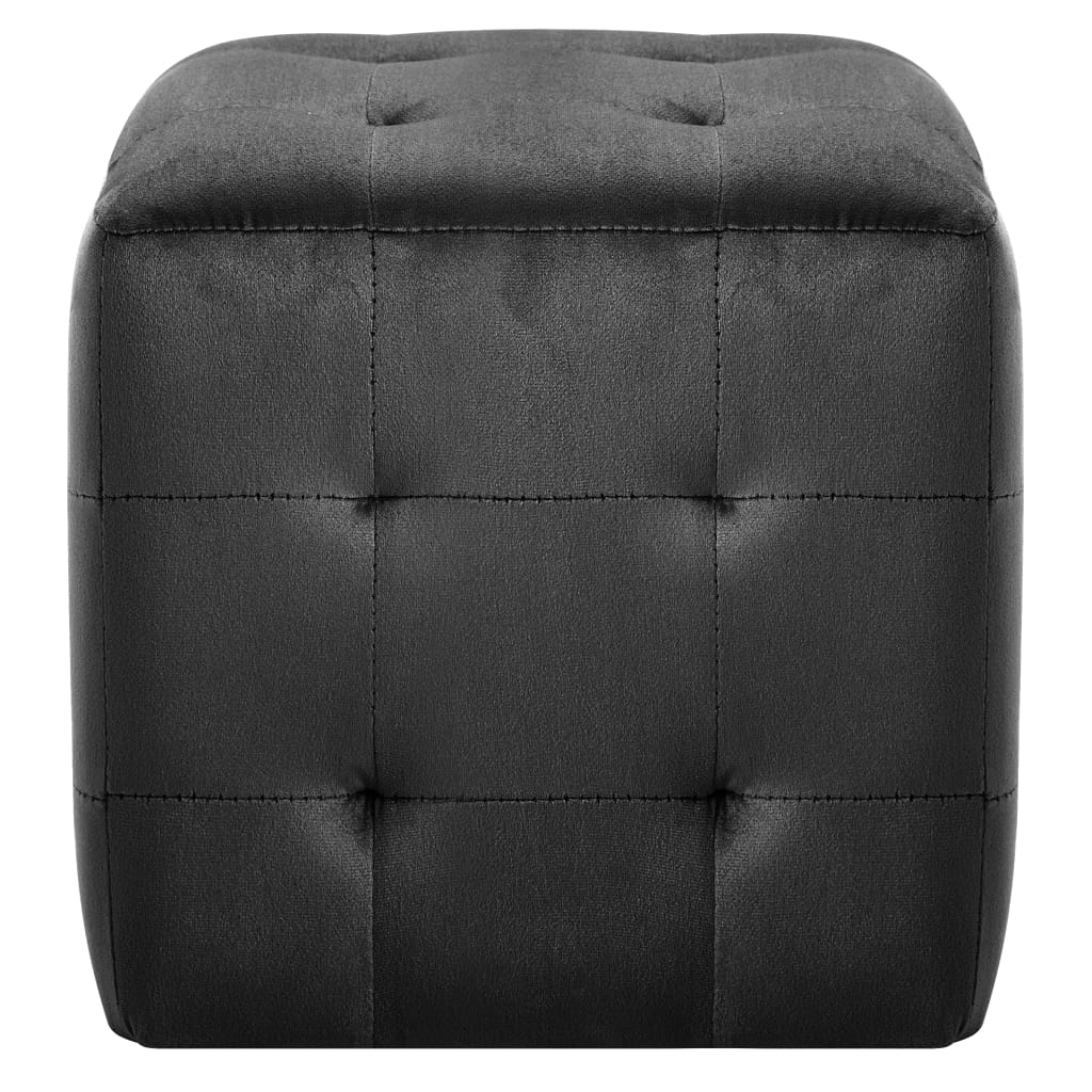 Nachtkastjes 2 st 30x30x30 cm fluweel zwart is nu te koop bij PeponiXL, paradijselijk wonen!