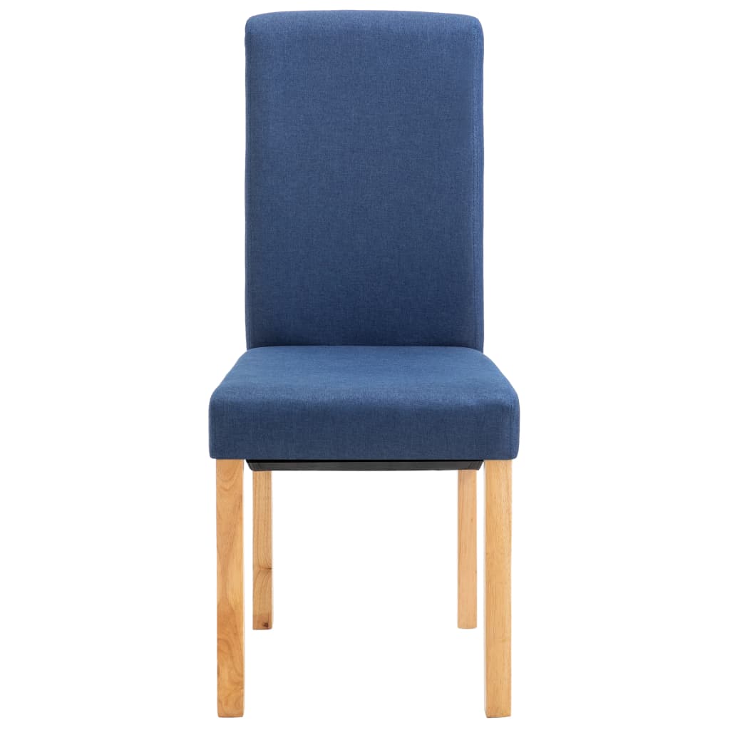 Eetkamerstoelen 4 st stof blauw is nu te koop bij PeponiXL, paradijselijk wonen!