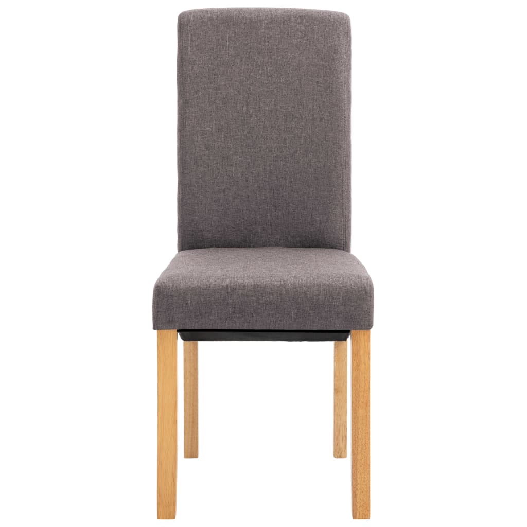 Eetkamerstoelen 4 st stof taupe is nu te koop bij PeponiXL, paradijselijk wonen!