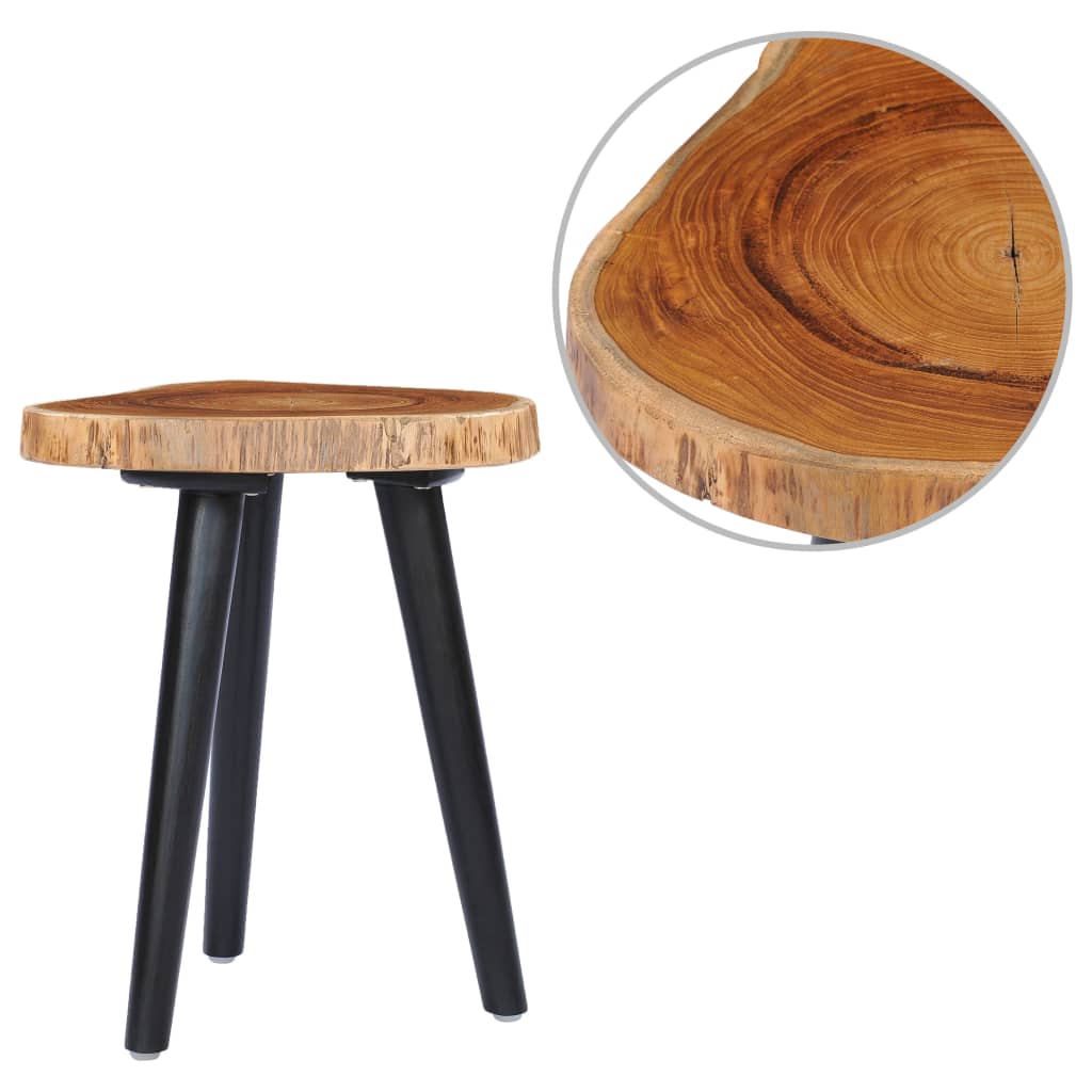 Salontafel 40x45 cm massief teakhout is nu te koop bij PeponiXL, paradijselijk wonen!