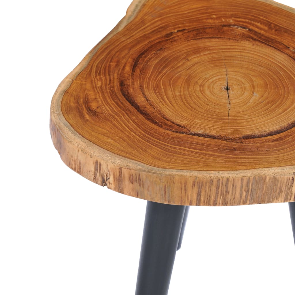 Salontafel 40x45 cm massief teakhout is nu te koop bij PeponiXL, paradijselijk wonen!