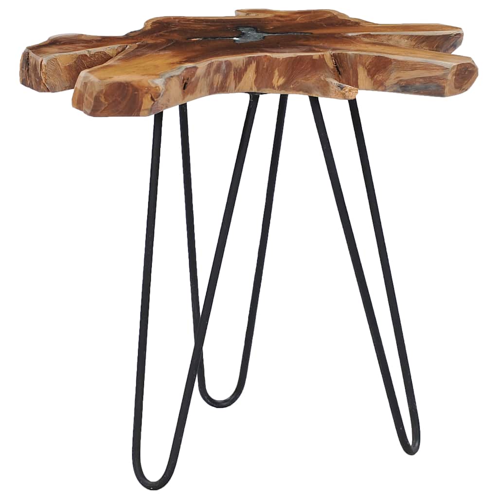 Salontafel 70x45 cm massief teakhout en polyresin is nu te koop bij PeponiXL, paradijselijk wonen!